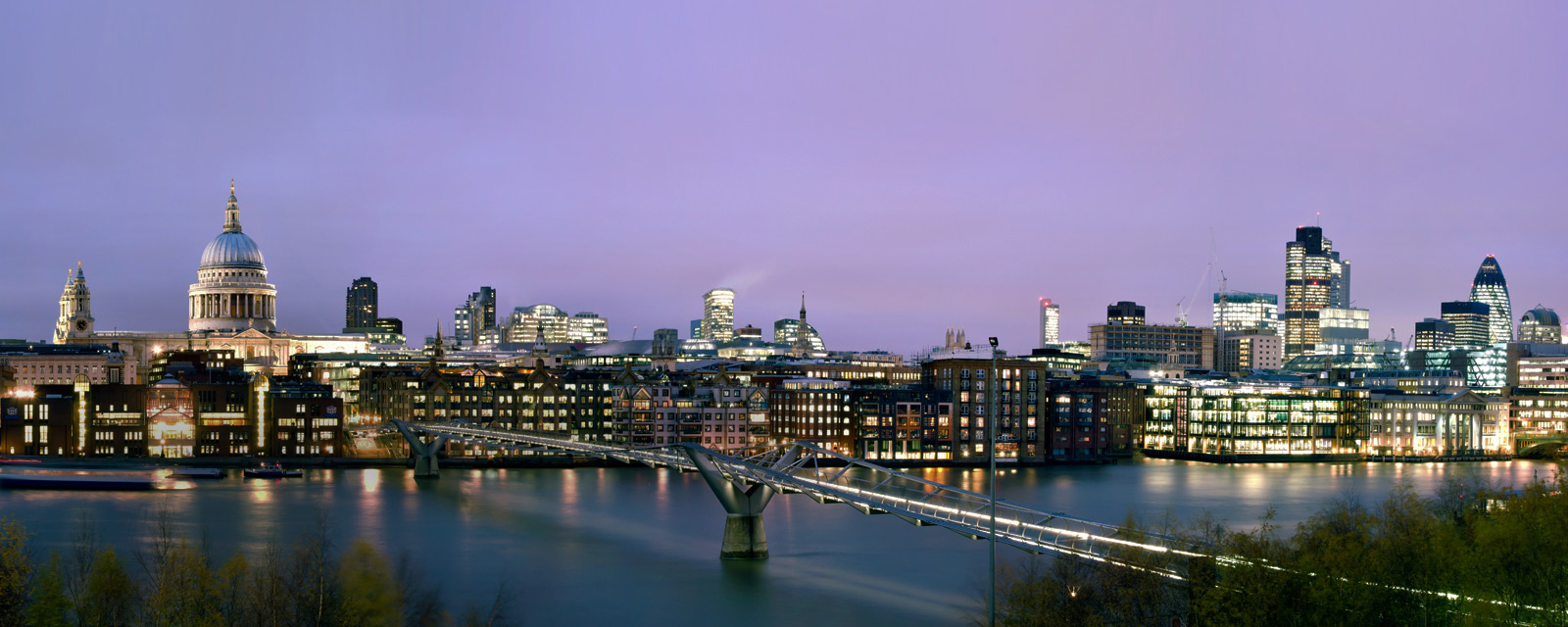 London cityscape, dawn